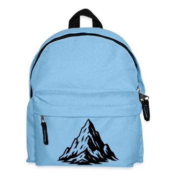 Montagne Symbole Montagne - Sac à dos Enfant - bleu clair - Devant