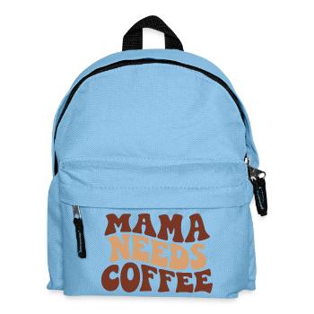 Maman a besoin de café Café drôle Maman dire - Sac à dos Enfant - bleu clair - Devant