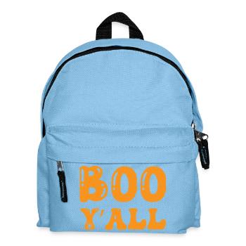 Boo Y’all T-shirt d’Halloween Design - Sac à dos Enfant - bleu clair - Devant
