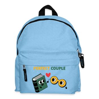 Couple parfait : nuage et parapluie - Sac à dos Enfant - bleu clair - Devant