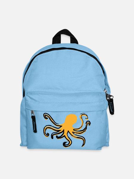 Octopus Style - Kids' Backpack - light blue