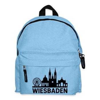 Wiesbaden Silhouette - Sac à dos Enfant - bleu clair - Devant