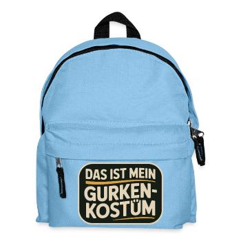 Cucumber This Is My Cucumber Costume Carnival Carnival - Kids' Backpack - light blue - Front