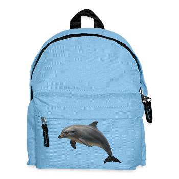 Dolphin in soft shades - Kids' Backpack - light blue - Front