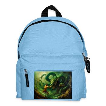 Héraclès combat l’Hydre de Lerne - Sac à dos Enfant - bleu clair - Devant