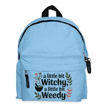 Clinique professionnelle Herbaliste Sorcière Désherbante - Sac à dos Enfant - bleu clair - Devant