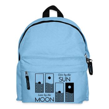 Sonnenaufgang / Sonnenuntergang  - Kinder Rucksack - Hellblau - Vorne