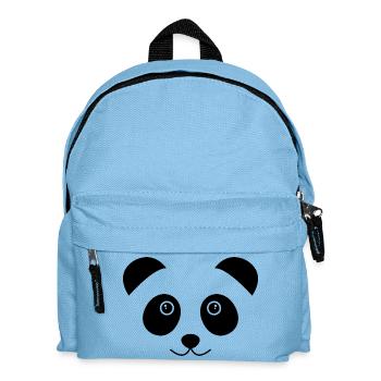 Visage de panda - Sac à dos Enfant - bleu clair - Devant