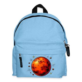 Planète rouge Mars - Sac à dos Enfant - bleu clair - Devant