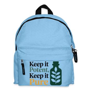 Homeopathy Keep It Potent Keep It Pure Profession - Kids' Backpack - light blue - Front