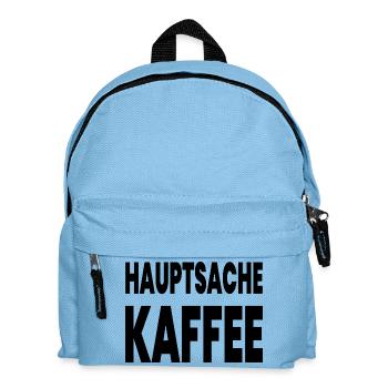 Kaffee - Kinder Rucksack - Hellblau - Vorne