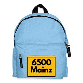 OLD POSTCODE POSTCODE RETRO 6500 MAINZ MEEENZ - Kids' Backpack - light blue - Front