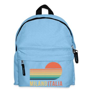 Milan, Italy - Kids' Backpack - light blue - Front