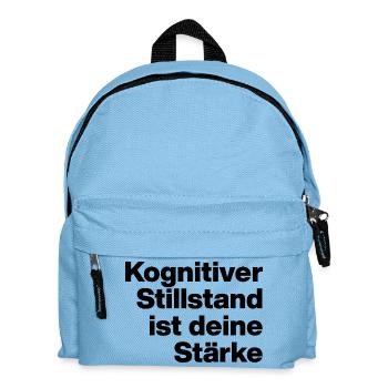 L’IMMOBILISATION COGNITIVE EST VOTRE FORCE. SARCASME - Sac à dos Enfant - bleu clair - Devant