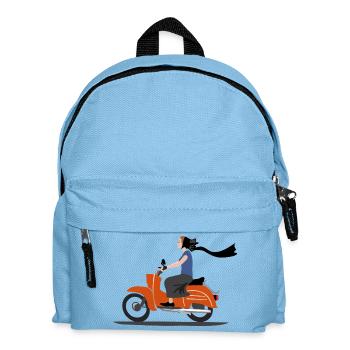 SERBSKA HOLCA MOPED - Kids' Backpack - light blue - Front