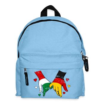 Drapeaux hongrois-allemands utilisés - Sac à dos Enfant - bleu clair - Devant