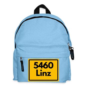 ALTE POSTLEITZAHL PLZ RETRO 5460 LINZ AM RHEIN - Kinder Rucksack - Hellblau - Vorne