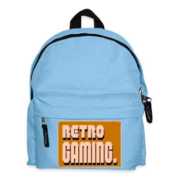 Retro Gaming Pixel Art - Kids' Backpack - light blue - Front