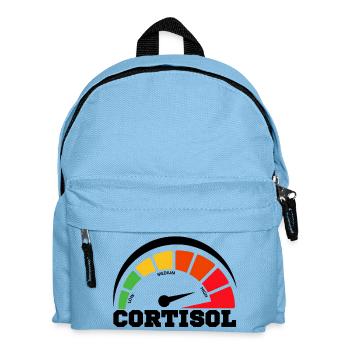 Funny Low cortisol Hilarious Stress Free Cortisol - Kids' Backpack - light blue - Front