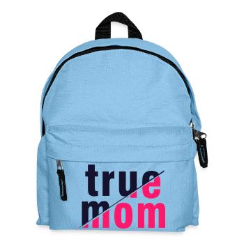 Vraie Maman, Mère Amour Authenticité, Art - Sac à dos Enfant - bleu clair - Devant