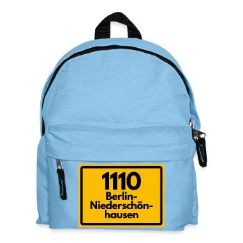 ALTE POSTLEITZAHL PLZ 1110 BERLIN NIEDERSCHÖNHAUSE - Kinder Rucksack - Hellblau - Vorne