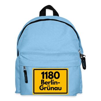 ALTE POSTLEITZAHL PLZ RETRO 1180 BERLIN GRÜNAU - Kinder Rucksack - Hellblau - Vorne