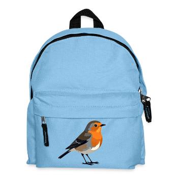 rouge-gorge - Sac à dos Enfant - bleu clair - Devant