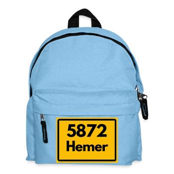OLD POSTCODE 5872 ZIP 58675 HEMER NRW - Kids' Backpack - light blue - Front