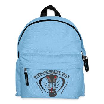 Steelworkers_only_001 - Kids' Backpack - light blue - Front