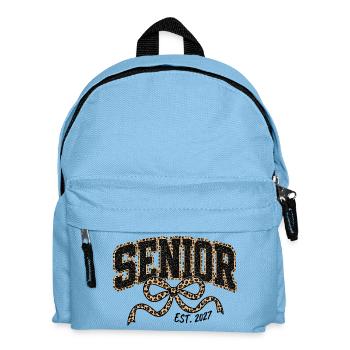 Nœud papillon léopard pailleté pour senior - Sac à dos Enfant - bleu clair - Devant
