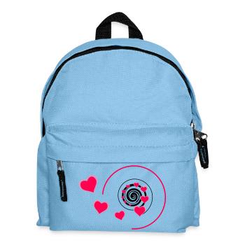 Love - Kinder Rucksack - Hellblau - Vorne