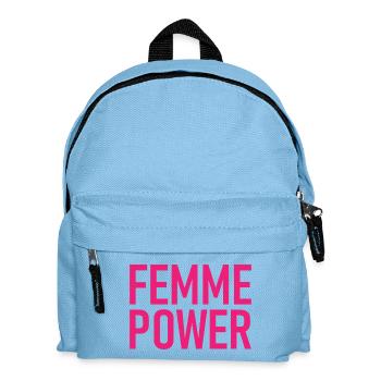 femme Power - Woman - Women - Women's Power - Women - Kids' Backpack - light blue - Front