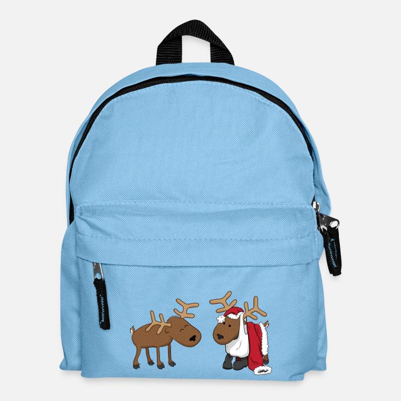 reindeer fun - Kids' Backpack - light blue