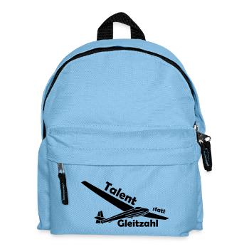 talentstattgleitzahl ka8 - Kinder Rucksack - Hellblau - Vorne
