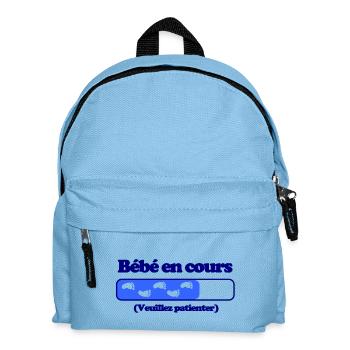 Bébé en cours - Sac à dos Enfant - bleu clair - Devant