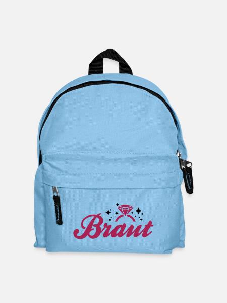 JGA T-Shirt - Braut T-Shirt - Junggesellenabschied - Kinder Rucksack - Hellblau
