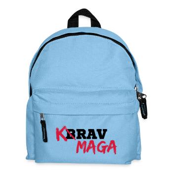 Krav Maga - Kinder Rucksack - Hellblau - Vorne