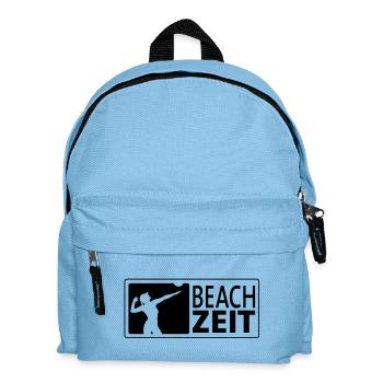 Beachvolleyball Angreiferin - Kinder Rucksack - Hellblau - Vorne