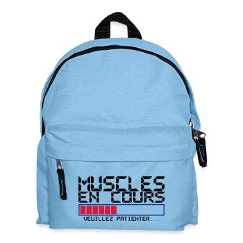 muscles en cours citation - Sac à dos Enfant - bleu clair - Devant