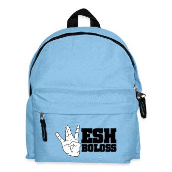 Wesh Boloss - Swag T-shirt - Sac à dos Enfant - bleu clair - Devant