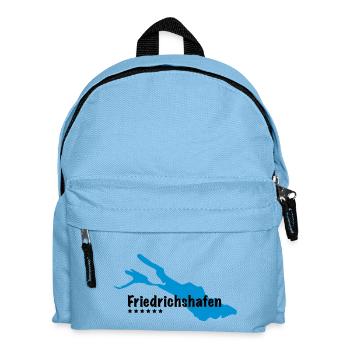 Friedrichshafen Bodensee - Kinder Rucksack - Hellblau - Vorne