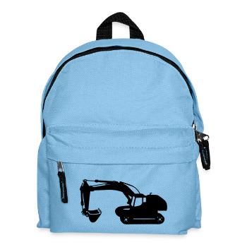 Tractopelle , pelleteuse - Sac à dos Enfant - bleu clair - Devant
