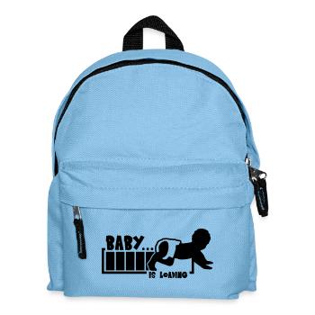 Baby Is Loading - Kinder Rucksack - Hellblau - Vorne