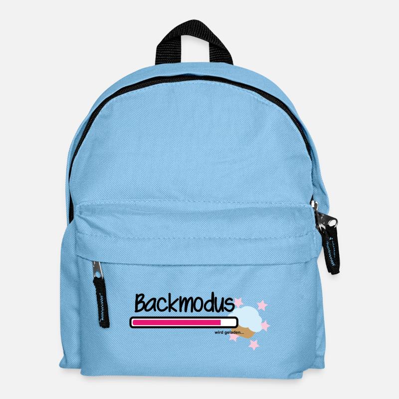 Im Backmodus - Kinder Rucksack - Hellblau