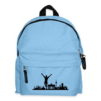 Berlin Jogger - Kinder Rucksack - Hellblau - Vorne