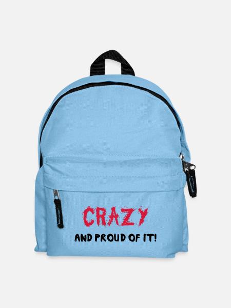 Crazy - Sac à dos Enfant - bleu clair