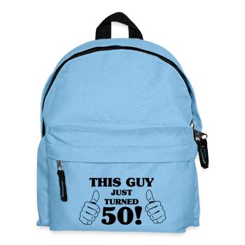 This Guy Just Turned 50 - Kids' Backpack - light blue - Front