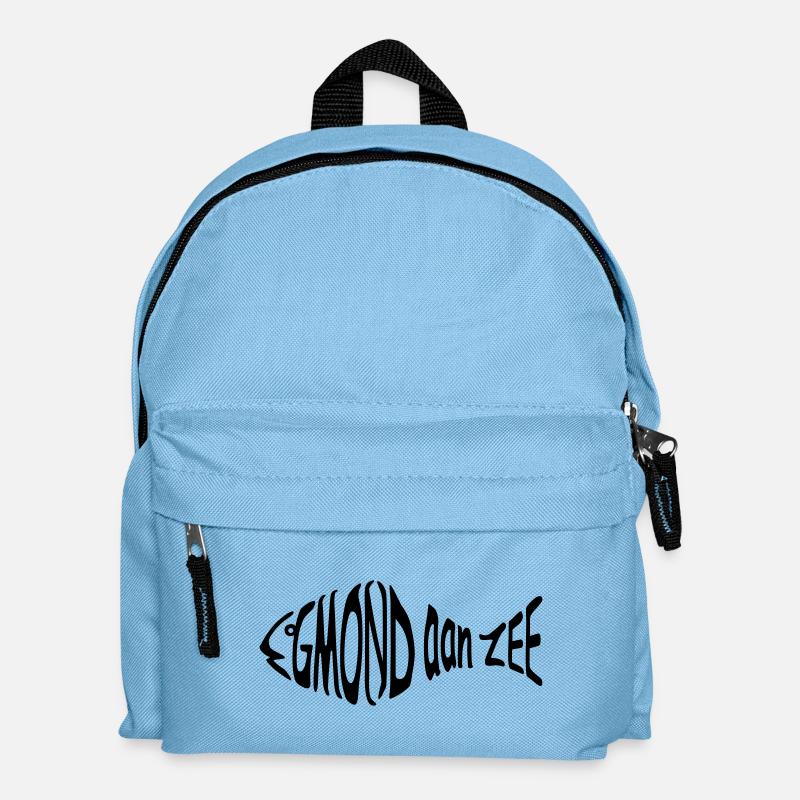 fisch egmond aan zee - Kinder Rucksack - Hellblau