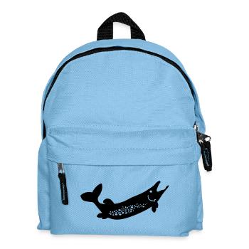 Fisch - Kinder Rucksack - Hellblau - Vorne
