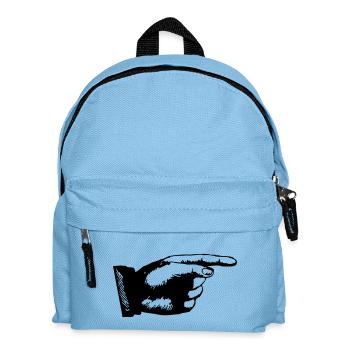 hand - Kids' Backpack - light blue - Front